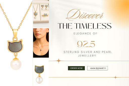 Silver Pearl Jewellery Online for Women